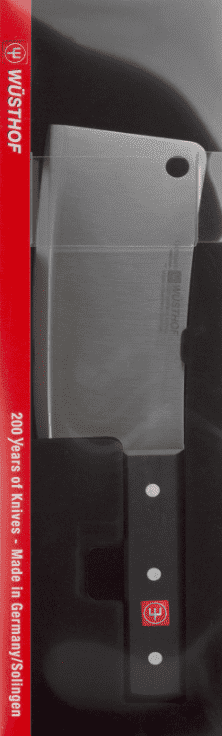 Топорик для мяса 16см WUESTHOF Professional Tools из молибден-ванадиевой стали изогнутый, Германия